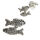 Silberohrstecker - Fische