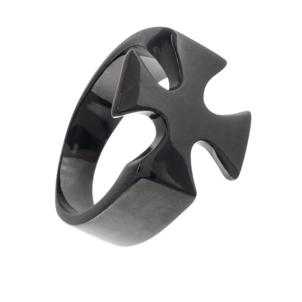 Iron Cross - PVD Black - Polished 55 (17.5 Ø) 07 US