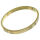 Stainless Steel Bangle - Classic - Matted - PVD-Gold