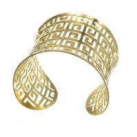 Stainless Steel Bangle - Maya - PVD-Gold
