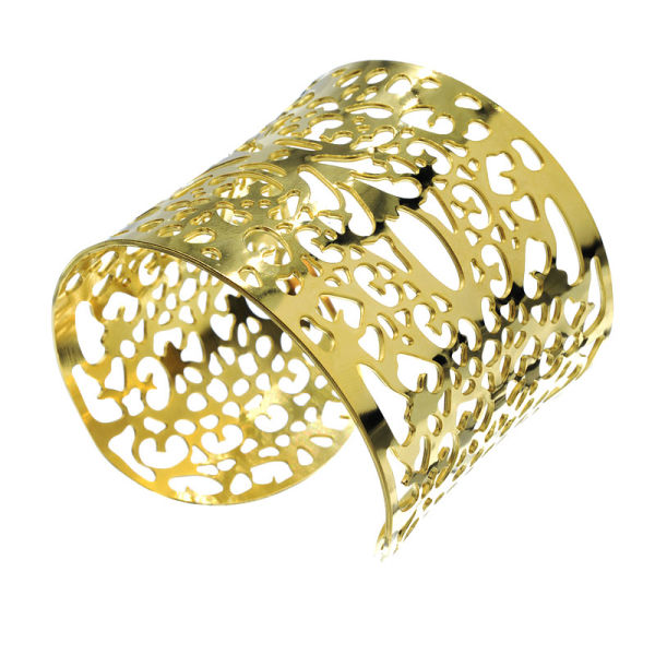 Edelstahlarmreif Golden