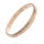 Armreif mattiert - rund 8 mm PVD-Rosegold