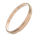 Armreif mattiert - rund 8 mm PVD-Rosegold