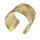 Edelstahlarmreif - Linien - PVD-Gold
