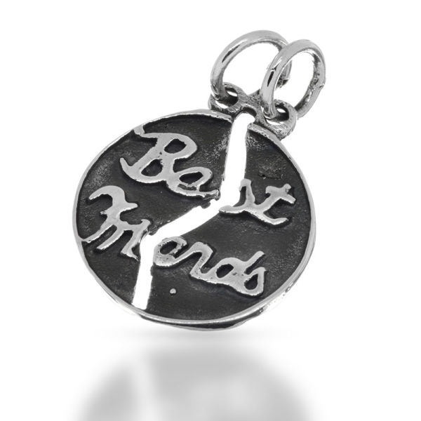 925 Sterling Silberanhänger - Best Friends zum Teilen "We"