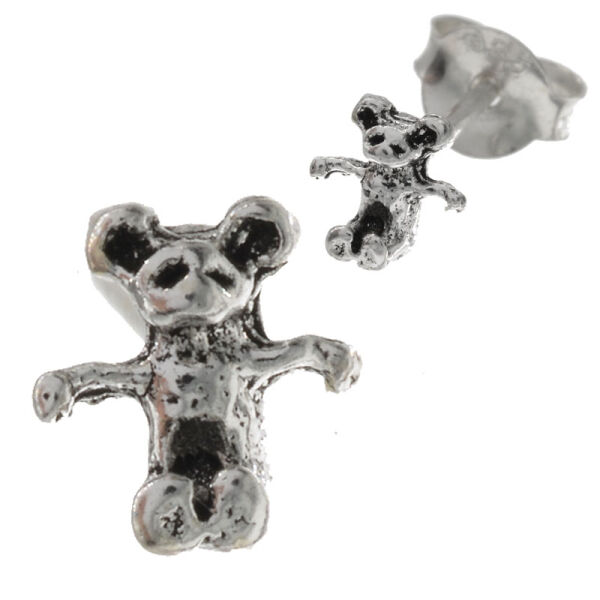 Silberohrstecker - Teddybär