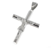 Stainless Steel Pendant – Crucifix with Broad...