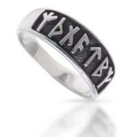 925 Sterling Silver Ring - Runes