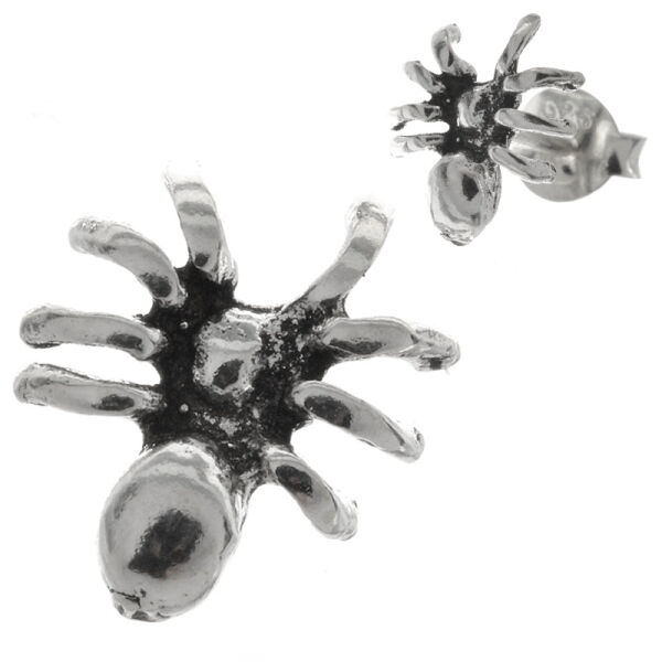Silberohrstecker Spinne