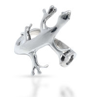 925 Sterling Silver Ring - Gecko