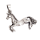 925 sterling silver pendant - horse “Wayne”