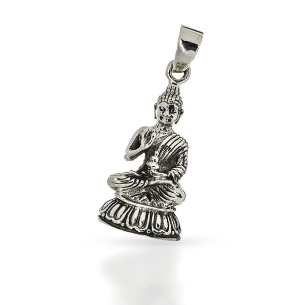 925 Sterling Silberanhänger - Buddha Reinhard"
