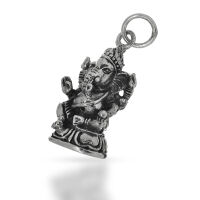925 Sterling Silberanhänger - Ganesha