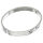 Armreifen - oval Sterne ca. 68 x 59 x 8 x 2 mm - poliert