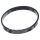 Armreifen - oval Sterne ca. 68 x 59 x 8 x 2 mm - PVD-Schwarz