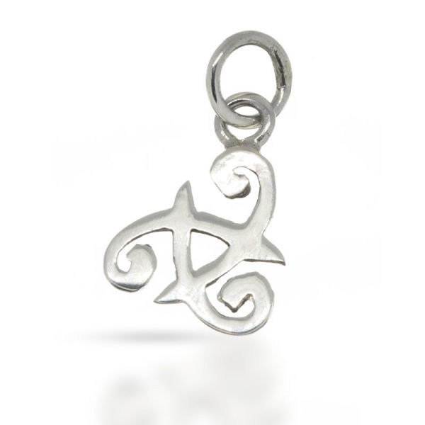 925 Sterling Silberanhänger - Triskele