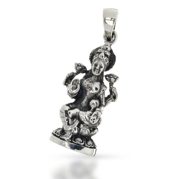 925 Sterling Silberanhänger - Lakshmi