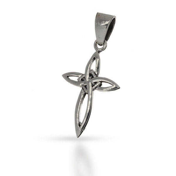 925 Sterling Silberanhänger - Doppel Dorje Kreuz "Teena"