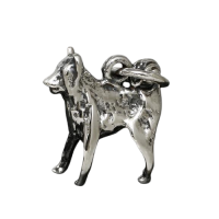 925 Sterling Silberanhänger - Schäferhund