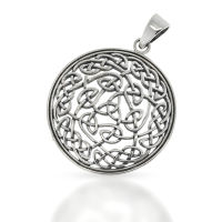 925 Sterling Silberanhänger - Keltischer Knoten