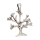 925 Sterling Silberanhänger - Baum