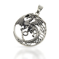 925 Sterling Silver Pendant - Dragon "Smalgor"