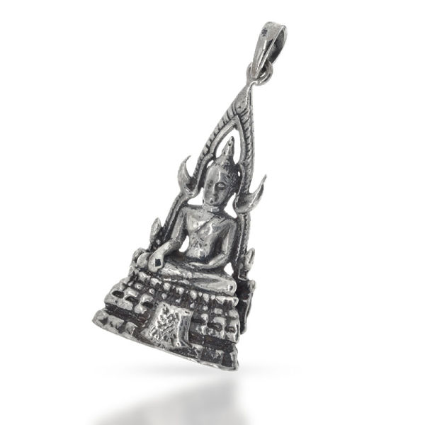 925 Sterling Silberanhänger - Buddha "Nam"
