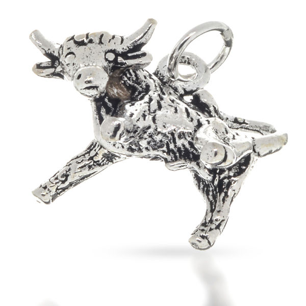 925 Sterling Silberanhänger - Stier "Nasir"
