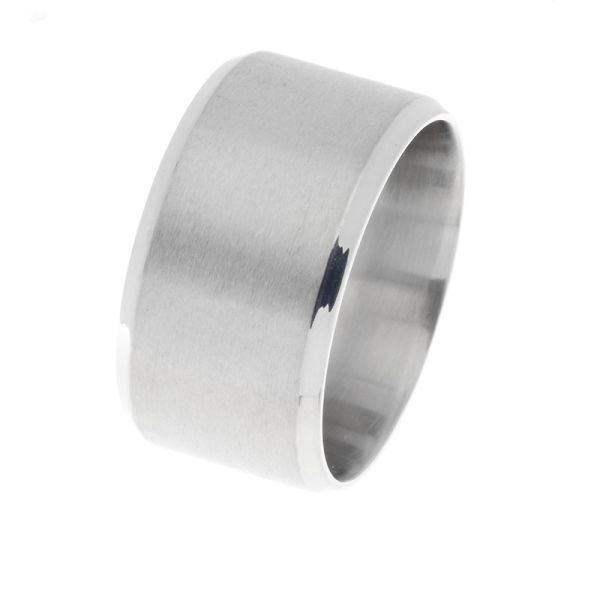 Edelstahlring - 12 mm mattiert 64 (20,4 Ø) 10 US