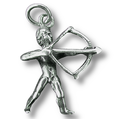 925 Sterling Silberanhänger - Schütze "Paul"