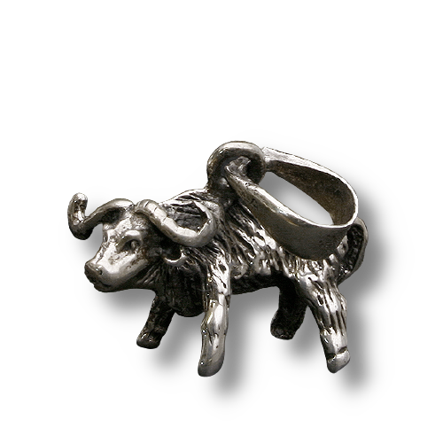 925 Sterling silver pendant - Buffalo "Denis"