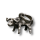 925 Sterling silver pendant - Buffalo "Denis"