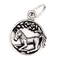 925 Sterling Silberanhänger - Pferd "Kapula"