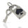 Silver Pendant Lock with Key "Noah"