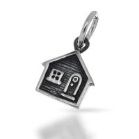 925 Sterling Silberanhänger - Haus