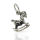 925 Sterling Silberanhänger - Schauckelpferd