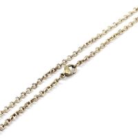 3 mm anchor chain - PVD-Rosegold 90 cm