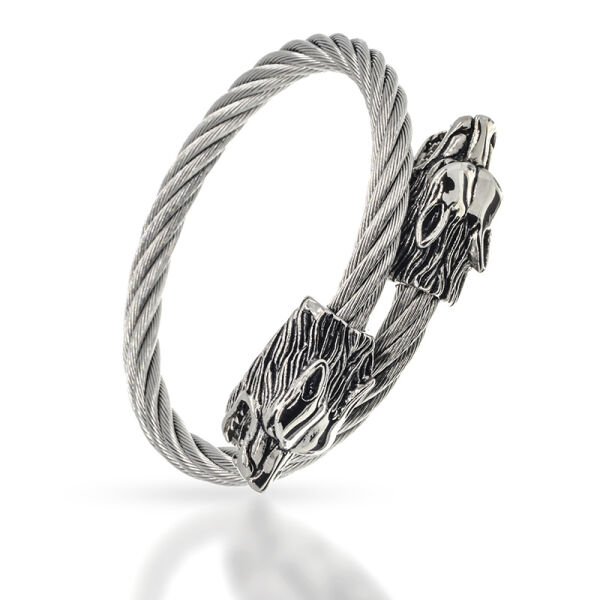 Stainless Steel Bracelet - Odins Wolves 0