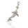 925 Sterling silver pendant - dolphin