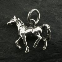 925 Sterling silver pendant - horse