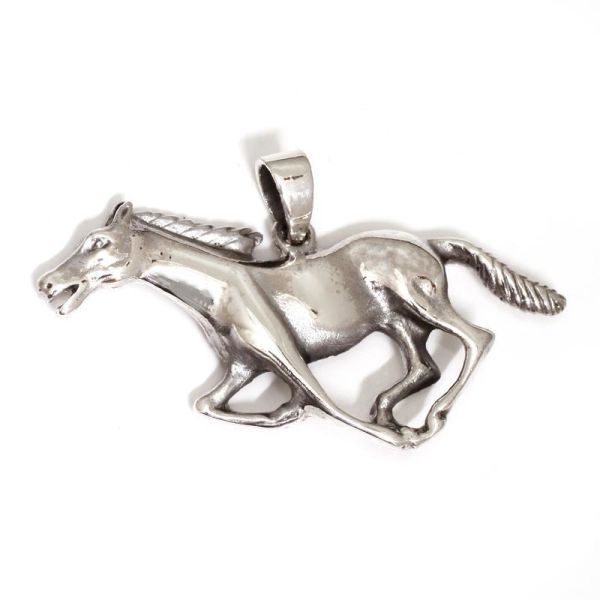925 Sterling silver pendant - Horse / Mustang