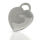 925 Sterling Silber Gravurplatte Herz "Djude"