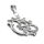 Stainless steel pendant - "Om" steel