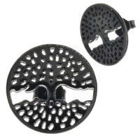 Edelstahlohrstecker - Lebensbaum