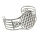 Stainless Steel Bangle - Flower of Life - Steel