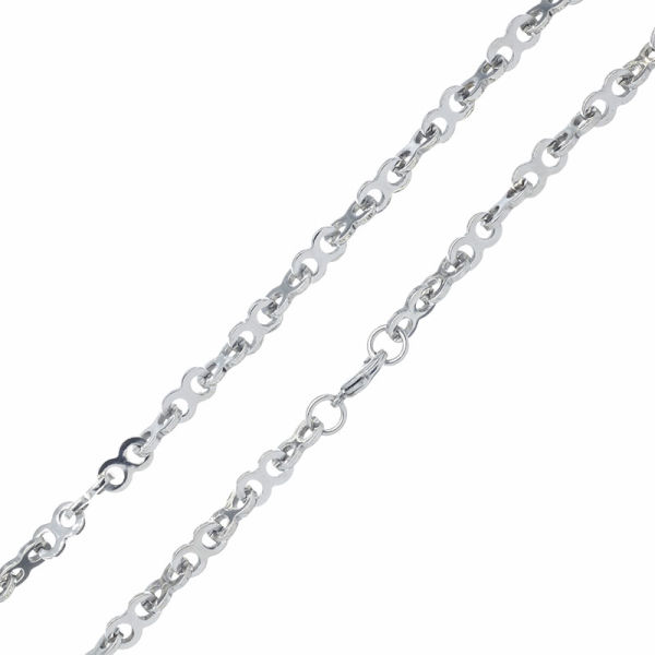 Edelstahlkkette - Fahrradkette 2 mm x 550 mm