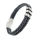 Lederarmband mit Edelstahlverschluss