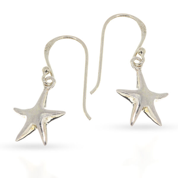 Silver Earrings - Starfish