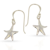 Silver Earrings - Starfish