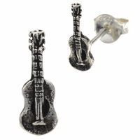 Silberohrstecker - Gitarre